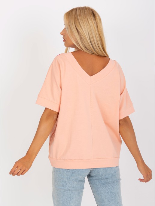 Bluzka-FA-BZ-7920.90-brzoskwiniowy Bluzka-FA-BZ-7920.90-brzoskwiniowy