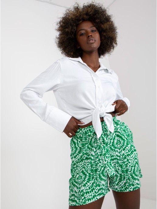 Szorty-WN-SN-1334.71-biało-zielony Szorty-WN-SN-1334.71-biało-zielony