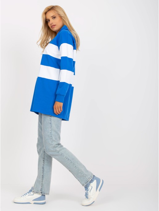 Džemperis-RV-BL-8074.98-biało-mėlynas Džemperis-RV-BL-8074.98-biało-mėlynas