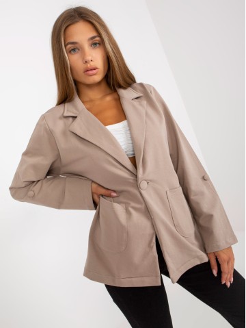 Marynarka-RV-MA-8071.19P-ciemny bezowy 2