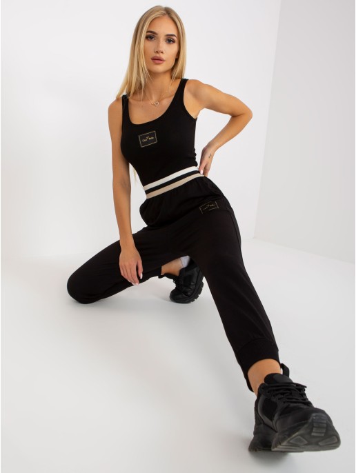 Spodnie dresowe-TW-DR-OB030.57-czarny Spodnie dresowe-TW-DR-OB030.57-czarny