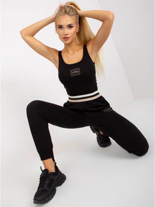 Spodnie dresowe-TW-DR-OB030.57-czarny Spodnie dresowe-TW-DR-OB030.57-czarny