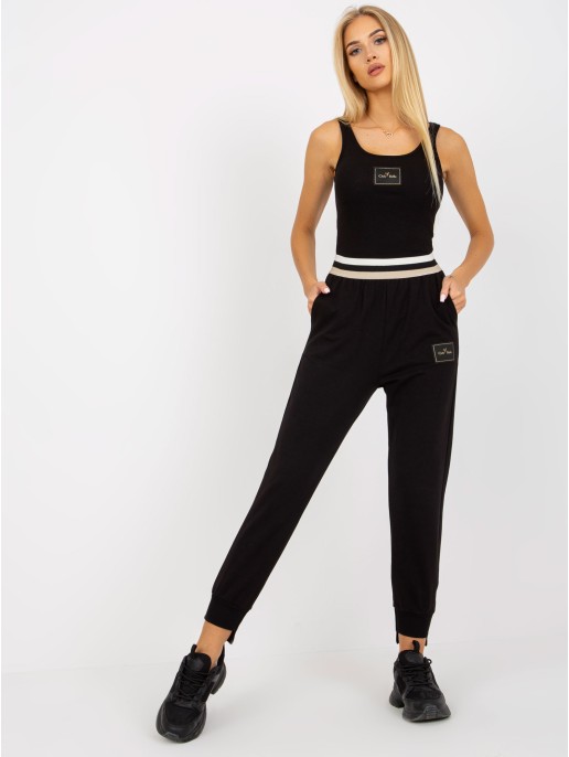 Spodnie dresowe-TW-DR-OB030.57-czarny Spodnie dresowe-TW-DR-OB030.57-czarny