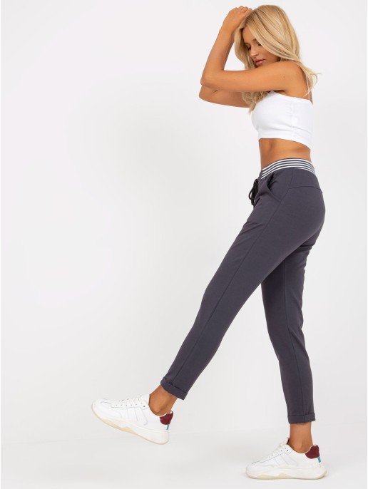 Spodnie dresowe-RV-DR-8019.12-grafitowy Spodnie dresowe-RV-DR-8019.12-grafitowy