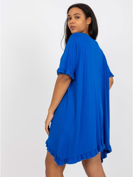 Suknelė-RV-SK-7909.89-tamsiai mėlyna