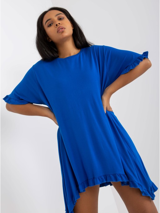 Suknelė-RV-SK-7909.89-tamsiai mėlyna Suknelė-RV-SK-7909.89-tamsiai mėlyna