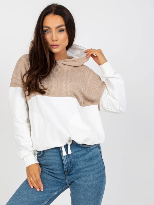 Bluza-RV-BL-8171.30-biało-beżowy Bluza-RV-BL-8171.30-biało-beżowy