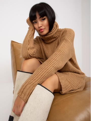 Sweter-ASM-SW-5041.96P-ciemny bezowy 2