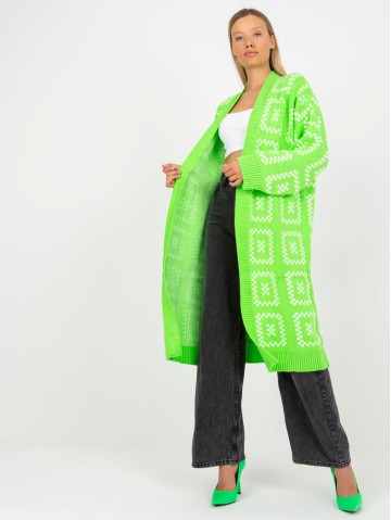 Sweter-LC-SW-0296.08P-fluo zielony