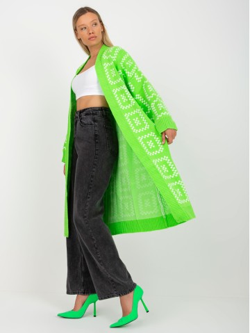 Sweter-LC-SW-0296.08P-fluo zielony 2