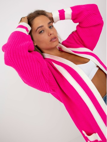 Sweter-LC-SW-0291.06X-fluo różowy 2