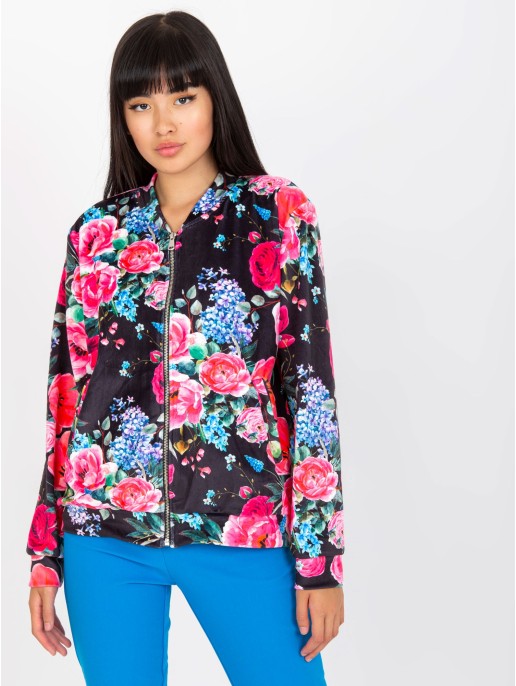 Bluza-RV-BL-8116.86P-czarno-różowy Bluza-RV-BL-8116.86P-czarno-różowy
