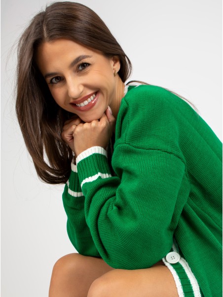 Megztinis-LC-SW-0333.06X-žalias