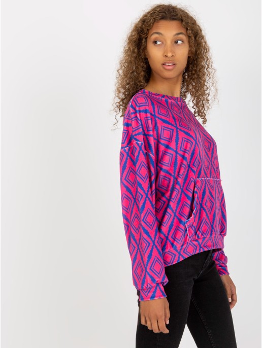 Bluza-RV-BL-8188.50-różowy Bluza-RV-BL-8188.50-różowy