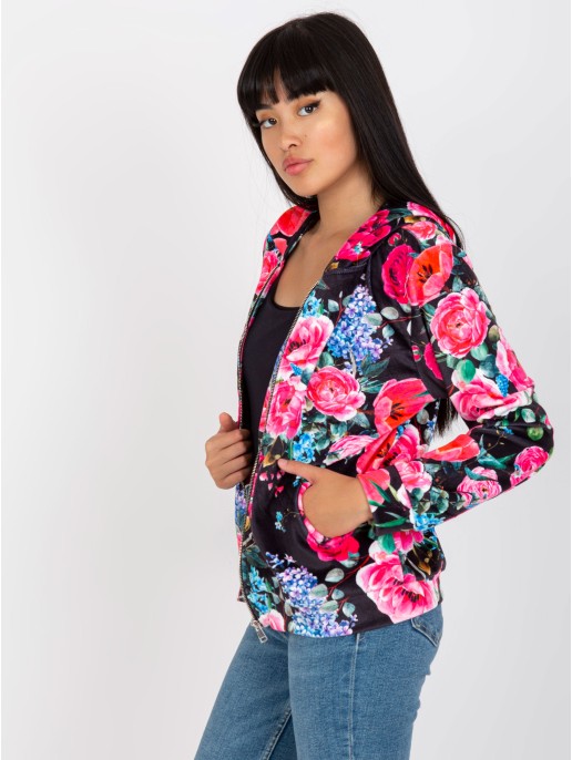 Džemperis-RV-BL-8118.89-juodas-rožinis Džemperis-RV-BL-8118.89-juodas-rožinis