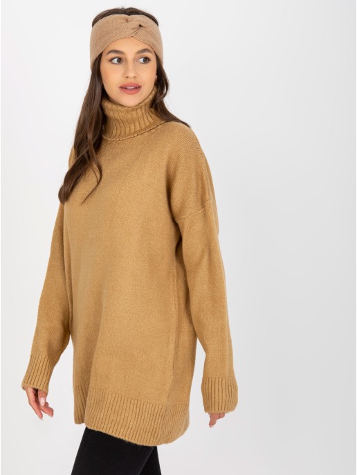 Sweter-LC-SW-0331.89P-camelowy