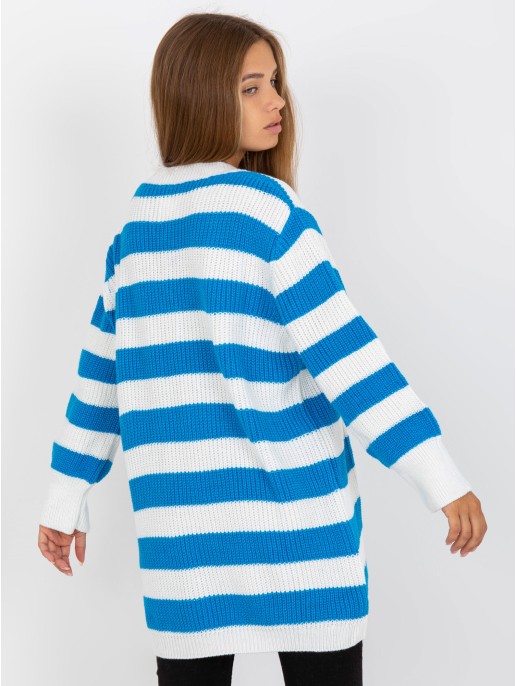 Sweter-LC-SW-8030.29P-biało-niebieski Sweter-LC-SW-8030.29P-biało-niebieski