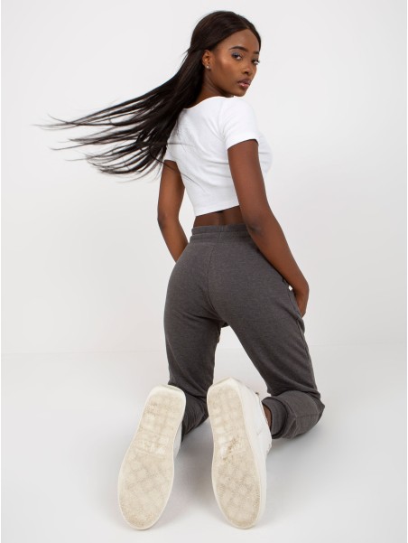 Spodnie dresowe-B-005.05-ciemny szary