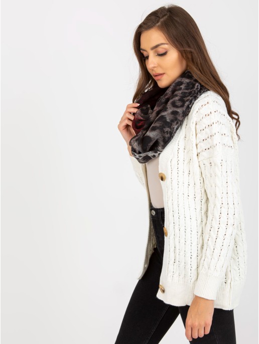 Komin-AT-KM-241357.03P-czarno-czerwony Komin-AT-KM-241357.03P-czarno-czerwony