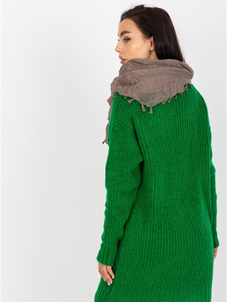 Chustka-AT-CH-BF48172-ciemny brązowy