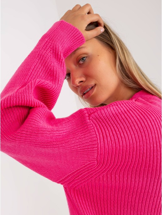 Megztinis-LC-SW-0267.06X-fluo rožinis