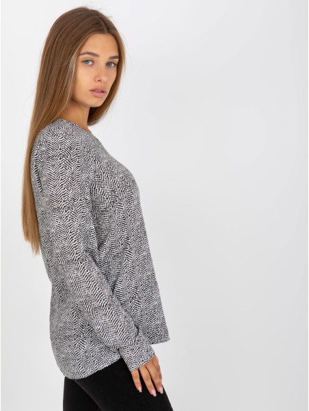 Bluzka-D73771M10971AEN-czarno-biały