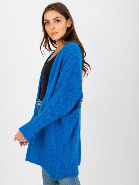 Kardiganas-TW-SW-BI-M2201.87-tamsiai mėlynas