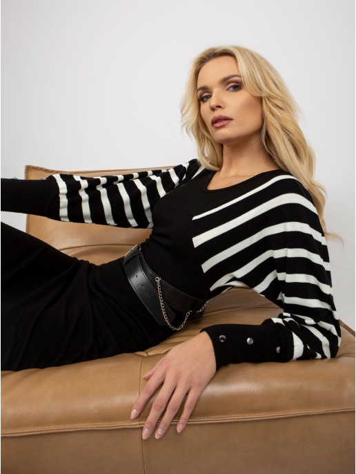 Suknelė-TW-SK-BE-1540.22-juodos-balta