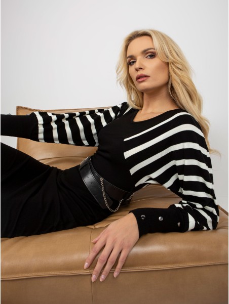 Suknelė-TW-SK-BE-1540.22-juodos-balta