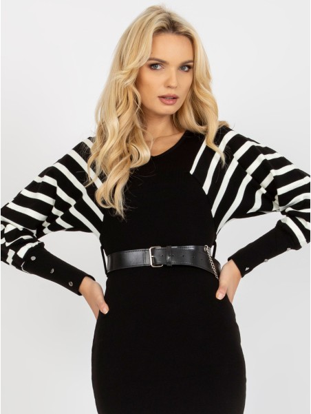 Suknelė-TW-SK-BE-1540.22-juodos-balta