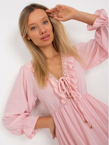 Suknelė-TW-SK-BI-0761.92-šviesiai rožinė 2