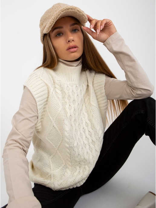 Kamizelka-D90027Z90816A1-biały Kamizelka-D90027Z90816A1-biały