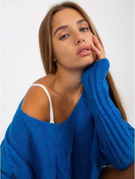 Sweter-TW-SW-BI-M903.33X-ciemny niebieski