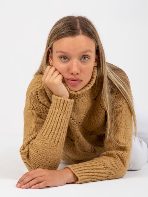 Megztinis-LC-SW-3019.05P-rusvas