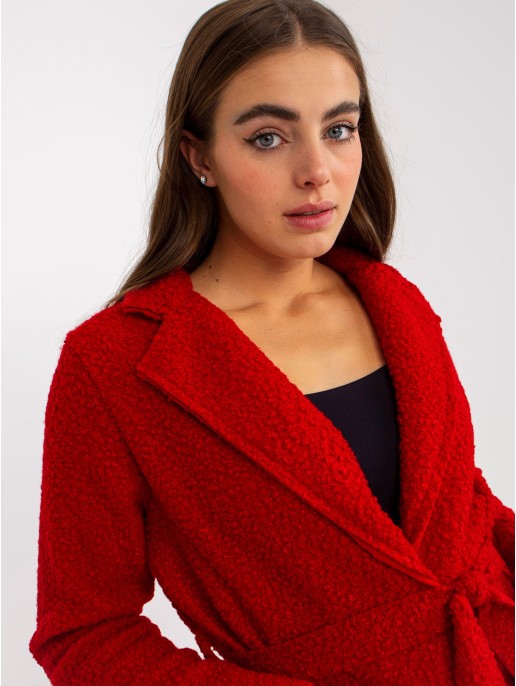 Płaszcz-TW-PL-BI-5220.63-ciemny czerwony