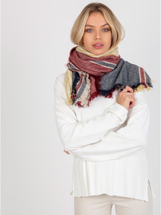 Chustka-AT-CH-14201-1.77P-granatowo-czerwony Chustka-AT-CH-14201-1.77P-granatowo-czerwony