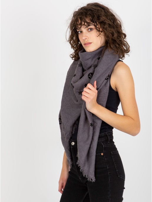 Chustka-AT-CH-23502-1.51-ciemny szary Chustka-AT-CH-23502-1.51-ciemny szary