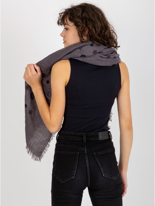 Chustka-AT-CH-23502-1.51-ciemny szary Chustka-AT-CH-23502-1.51-ciemny szary