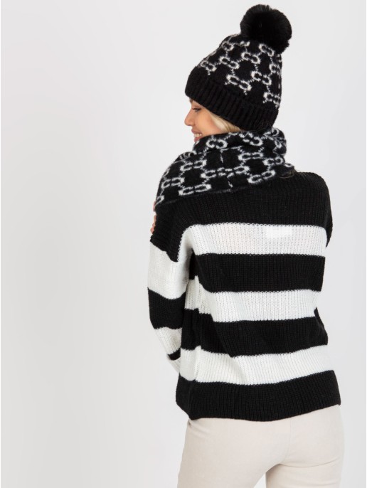 Komin-AT-KM-CM-333.33P-biało-czarny Komin-AT-KM-CM-333.33P-biało-czarny