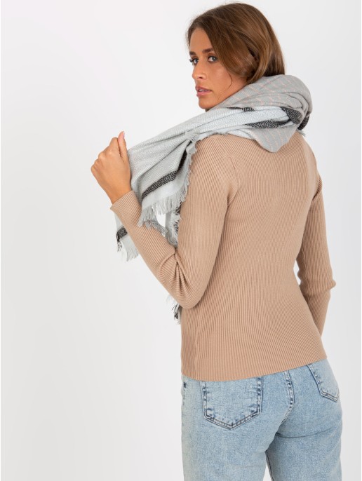 Chustka-AT-CH-14201-1.77P-szaro-czarny Chustka-AT-CH-14201-1.77P-szaro-czarny