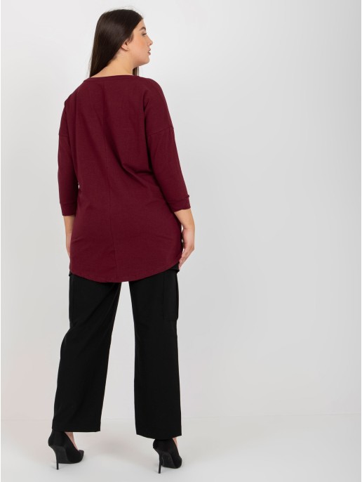 Bluzka-VI-BZ-2901.49P-ciemny fioletowy Bluzka-VI-BZ-2901.49P-ciemny fioletowy