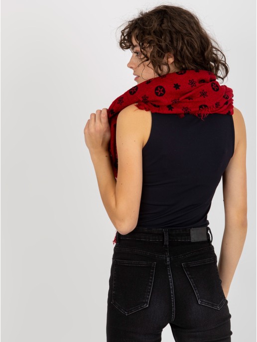 Chustka-AT-CH-23503-1.89-ciemny czerwony Chustka-AT-CH-23503-1.89-ciemny czerwony