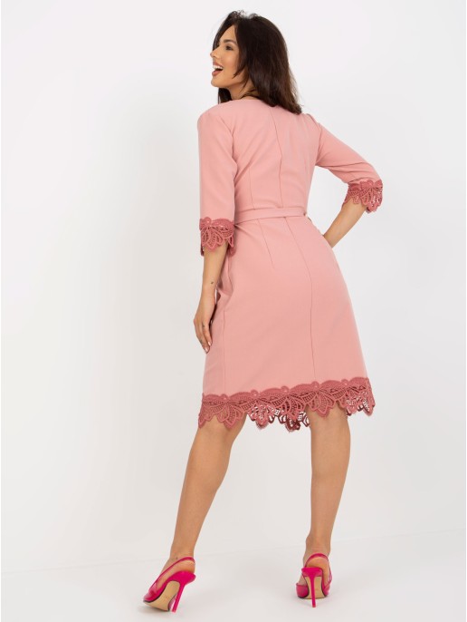 Suknelė-LK-SK-507347.35P-tamsiai rožinė Suknelė-LK-SK-507347.35P-tamsiai rožinė