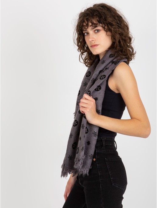 Chustka-AT-CH-23503-1.89-ciemny szary Chustka-AT-CH-23503-1.89-ciemny szary