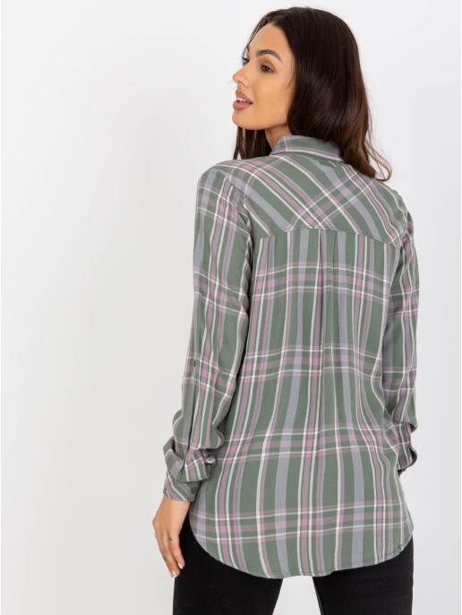 Bluzka-D70039Z11082A-khaki Bluzka-D70039Z11082A-khaki