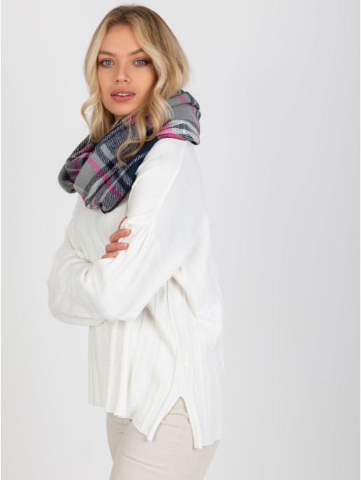 Komin-AT-KM-1402.20-szaro-różowy Komin-AT-KM-1402.20-szaro-różowy