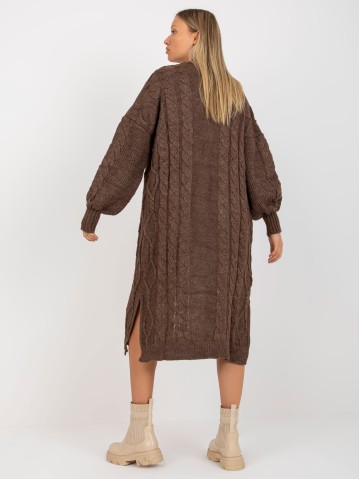 Sweter-LC-SW-8032.34P-brązowy 2