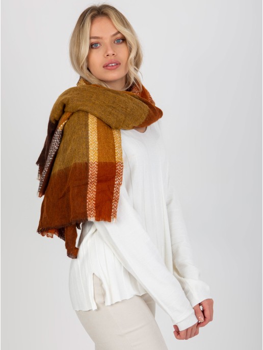 Szalik-AT-SZ-BF48332.14-brązowy Szalik-AT-SZ-BF48332.14-brązowy