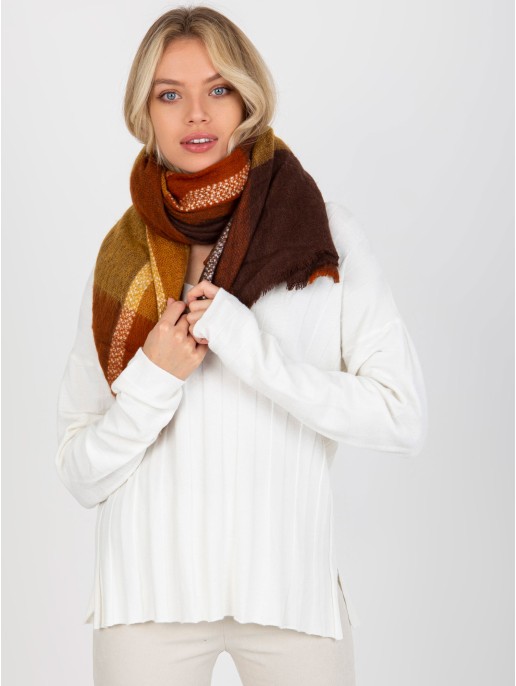 Szalik-AT-SZ-BF48332.14-brązowy Szalik-AT-SZ-BF48332.14-brązowy