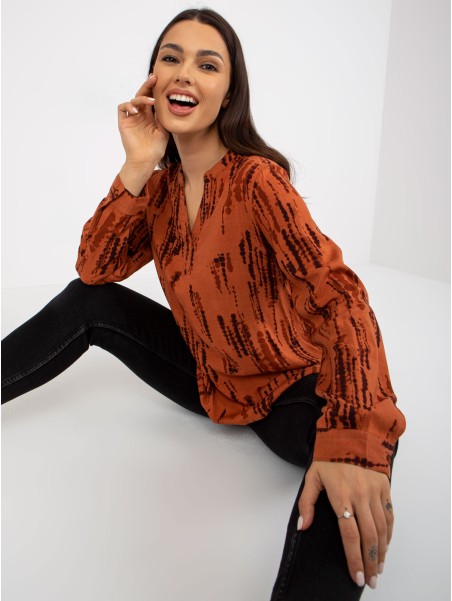 Marškiniai-D73771M11081A-šviesiai rudi